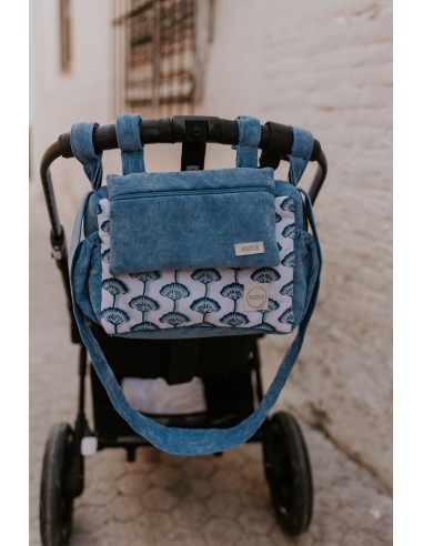 Bolsa Monedero Terciopelo Azul