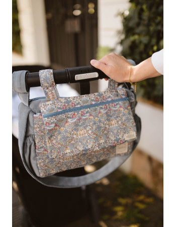 Mini Bolsa Azul Liberty Terciopelo Azul 2