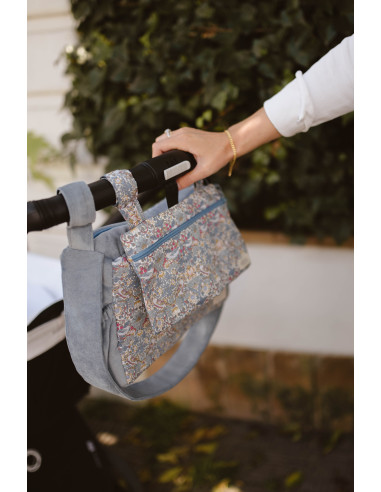 Mini Bolsa Azul Liberty Terciopelo Azul