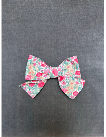 Lazo Pelo Niña Liberty Primavera Rosa
