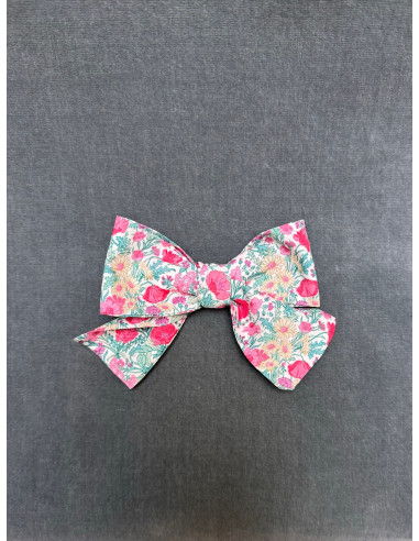 Lazo Pelo Niña Liberty Primavera Rosa