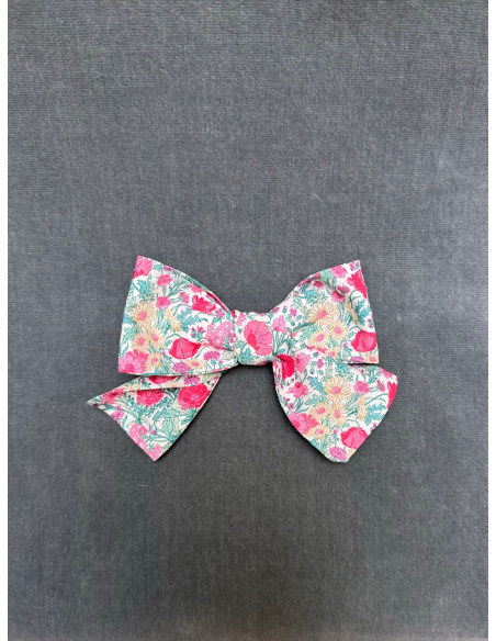 Lazo Pelo Niña Liberty Primavera Rosa