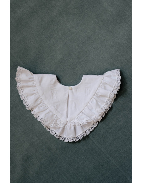 Cuello Pico Tejido Rizado