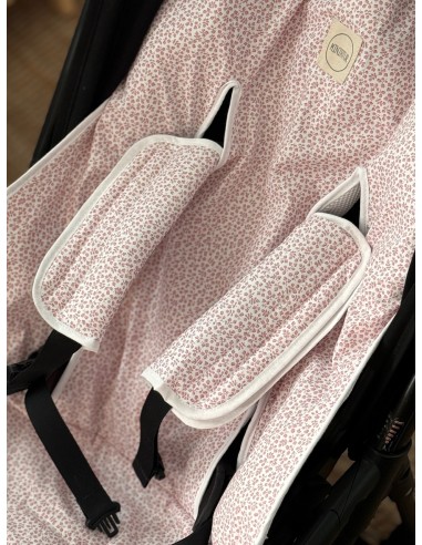 Cubre Arnés Universal Florecitas Rosa