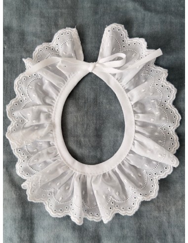 Cuello Tira Bordada Flor