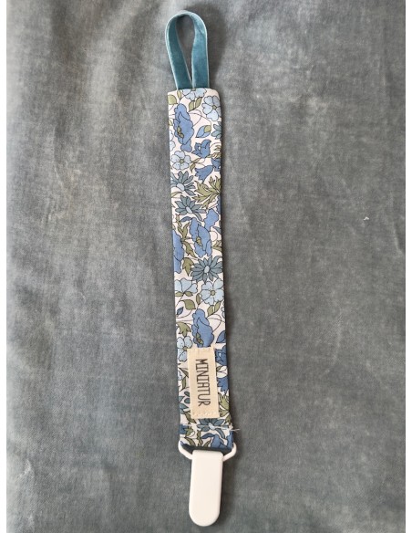 Chupetero Liberty Primavera Azul