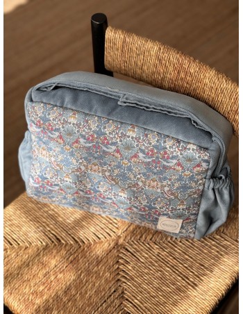 Mini Bolsa Azul Liberty Terciopelo Azul