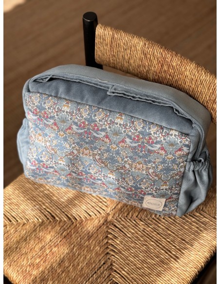 Mini Bolsa Azul Liberty Terciopelo Azul