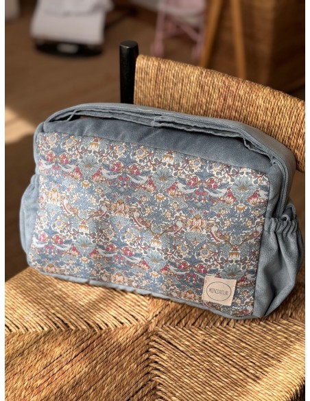 Mini Bolsa Azul Liberty Terciopelo Azul