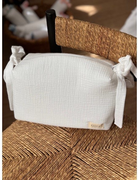 Bolsa Neceser Blanca Bambula