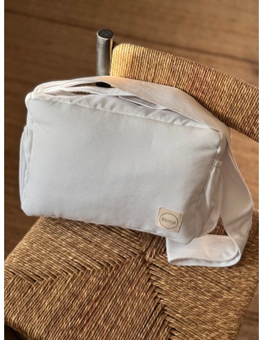 Mini Bolsa Piqué Blanca