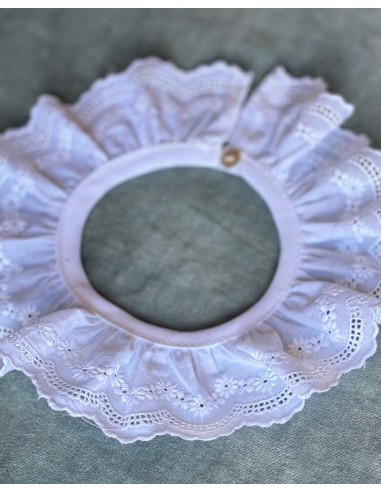 Cuello Tira Bordada Florecitas