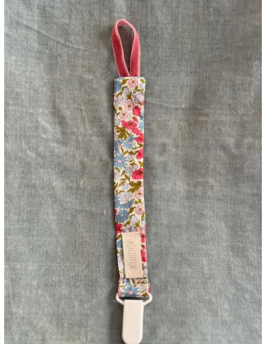 Chupetero Liberty Azul y Rosa