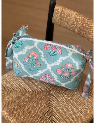 Bolsa Neceser India Verde Agua