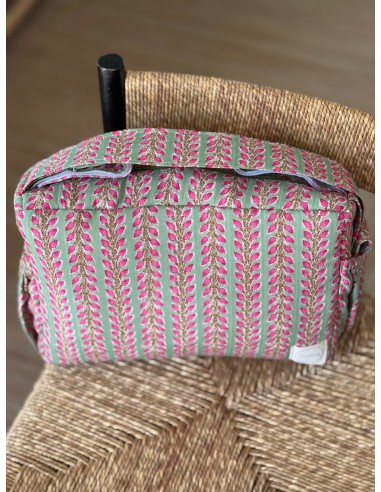Mini Bolsa Flor Fucsia