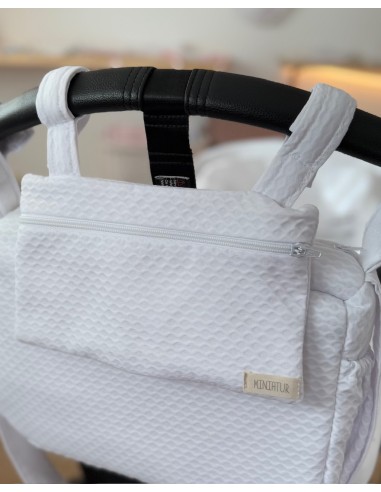 Bolsa Monedero Blanca Piqué Grande