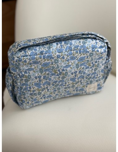 Mini Bolsa Liberty Primavera Azul Estampada