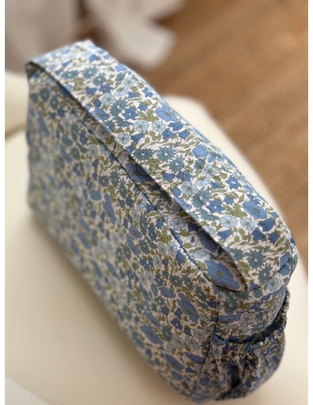Mini Bolsa Liberty Primavera Azul Estampada