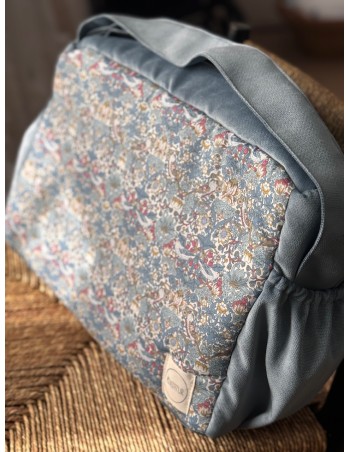 Bolsa de Carro Azul Liberty Terciopelo Azul