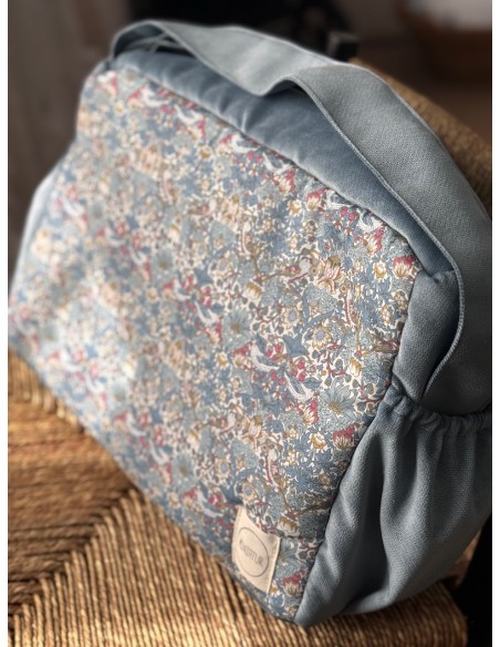 Bolsa de Carro Azul Liberty Terciopelo Azul