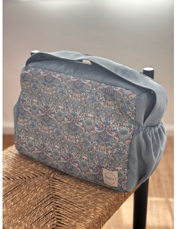 Bolsa de Carro Azul Liberty Terciopelo Azul 2