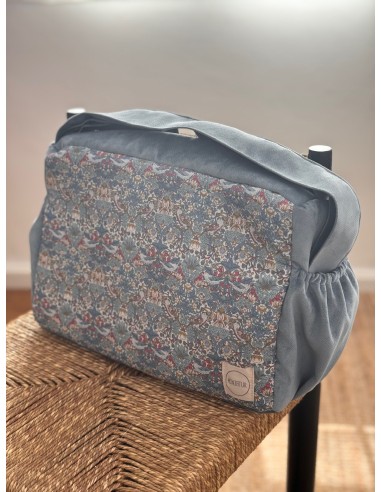 Bolsa de Carro Azul Liberty Terciopelo Azul