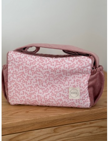 Mini Bolsa Florecitas Rosa