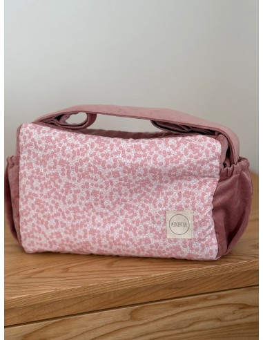 Mini Bolsa Florecitas Rosa