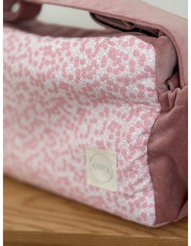 Mini Bolsa Florecitas Rosa