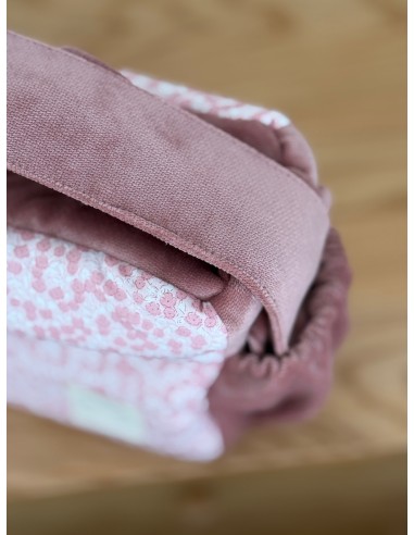 Mini Bolsa Florecitas Rosa