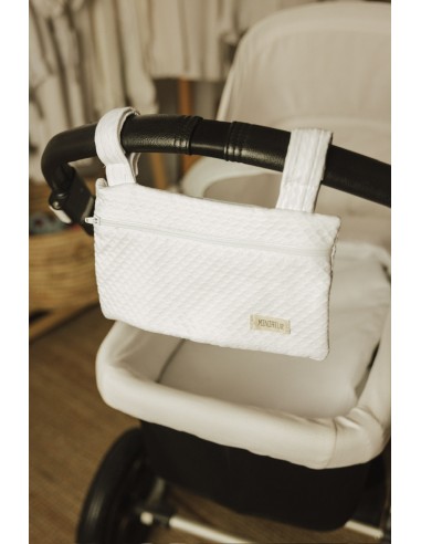 Bolsa Monedero Blanca Piqué Grande