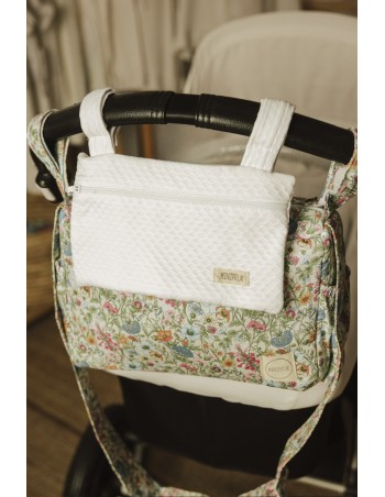 Bolsa Monedero Blanca Piqué Grande 2