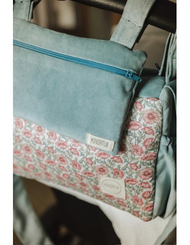 Bolsa Monedero Terciopelo Azul Claro