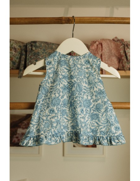 Vestido/Jesusito Liberty Flor Azul