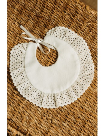 Babero de Piqué Canutillo y Rizo plastificado