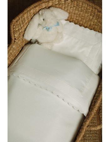 Saco de Capazo/Mini Cuna Piqué Jaretas 2