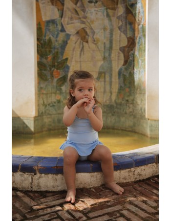 Bañador Bailarina Celeste