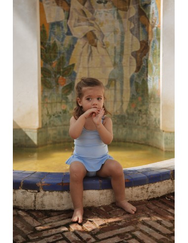 Bañador Bailarina Celeste