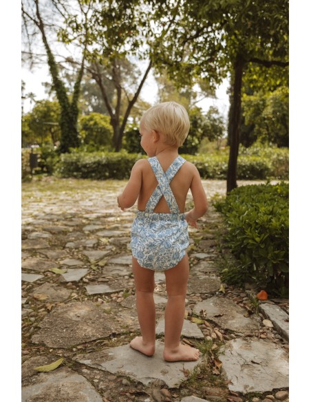 Ranita Liberty Flor Azul Redonda