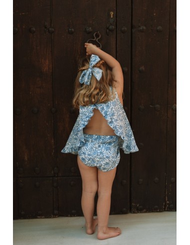 Vestido/Jesusito Liberty Flor Azul