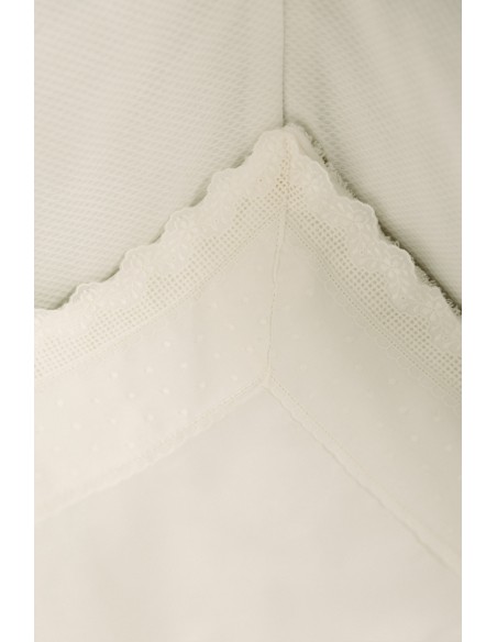 Bajera Entredós Pico Con Rizo Capazo/Mini cuna