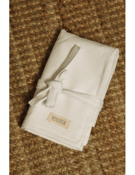 Cambiador Impermeable Plegable Ligero Piqué