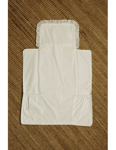 Cambiador Impermeable Piqué Con Bolsillos