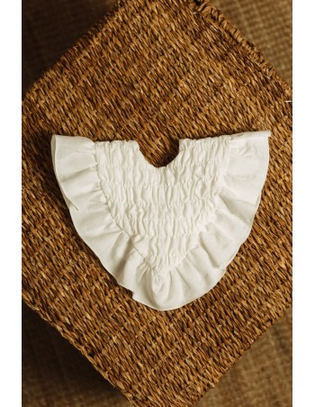 Cuello Batista Fruncido y Volantes