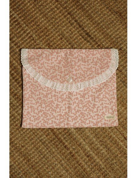 Bolsa de Muda Florecitas Rosa