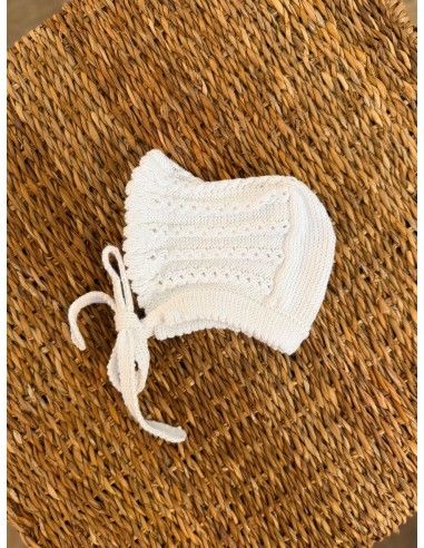 Capota Ochitos Algodón Blanco