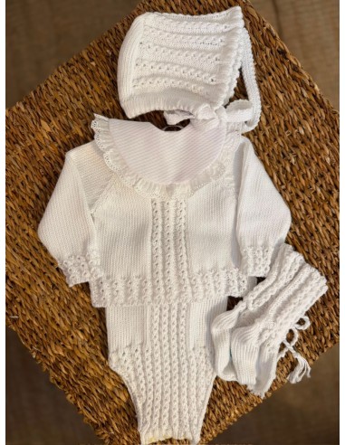 Culetín Algodón Ochitos Blanco