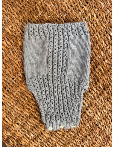 Culetín Algodón Ochitos Gris