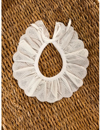 Cuello Tira Bordada Ondas